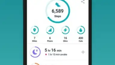 Capture d'écran de Fitbit 5
