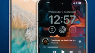 Capture d'écran de Lock Screen iOS 16 17