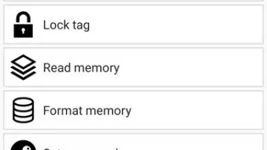 Capture d'écran de NFC Tools 4