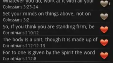 Capture d'écran de Bible Verses 3
