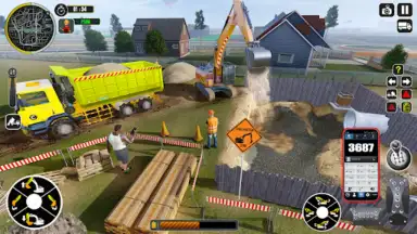 Capture d'écran de Excavator Truck Simulator Game 8