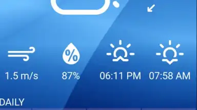 Capture d'écran de Free Weather Forecast 5