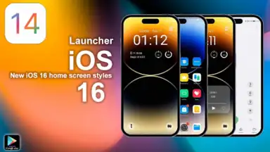 Capture d'écran de iPhone 14 Launcher iOS 16 2023 10