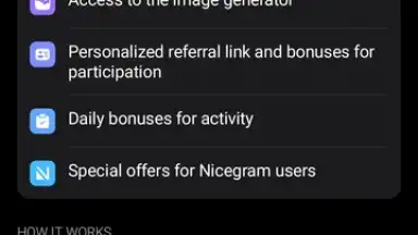 Capture d'écran de Nicegram: Web3 for Telegram X 13