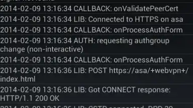 Capture d'écran de OpenConnect 6