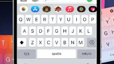 Capture d'écran de iphone keyboard 1