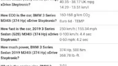 Capture d'écran de Car Tech Data 1
