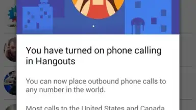Capture d'écran de Hangouts Dialer 3