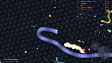 Capture d'écran de slither.io 13