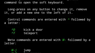 Capture d'écran de NetHack 7