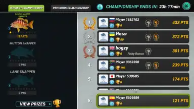 Capture d'écran de Fishing Clash 6