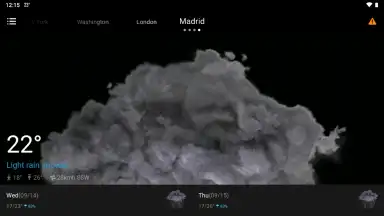 Capture d'écran de WeaSce Weather 9