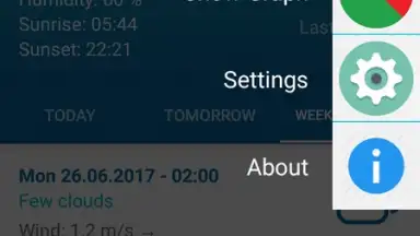 Capture d'écran de Offline Weather Forecast 4