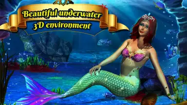 Capture d'écran de Cute Mermaid Simulator 3D 7