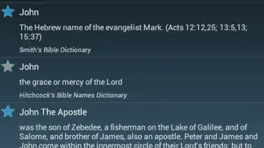 Capture d'écran de The Bible Dictionary 8