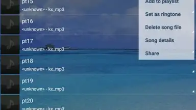 Capture d'écran de Music Player 3