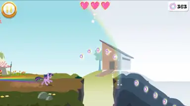 Capture d'écran de My Little Pony Rainbow Runners 6