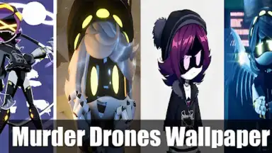 Capture d'écran de Murder Drones Wallpapers HD 4K 8