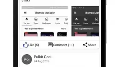 Capture d'écran de Themes Manager 6