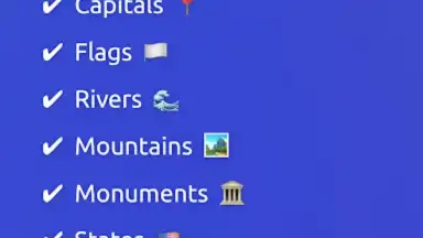 Capture d'écran de GeoExpert: World Geography Map 9