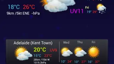 Capture d'écran de Au Weather Free 4