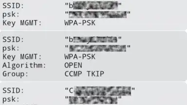 Capture d'écran de WiFi Key Recovery 1
