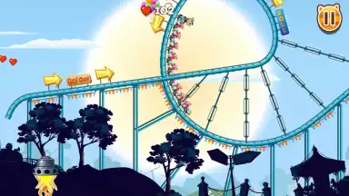 Capture d'écran de Nutty Fluffies Rollercoaster 2