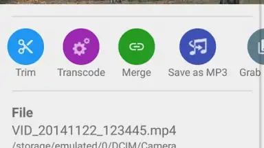 Capture d'écran de VidTrim - Video Editor 7