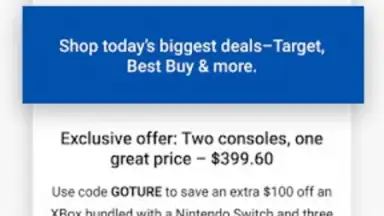 Capture d'écran de Google Shopping 4