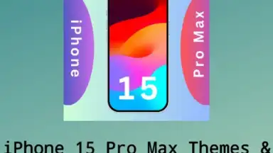 Capture d'écran de iPhone 15 Pro Max Launcher 3