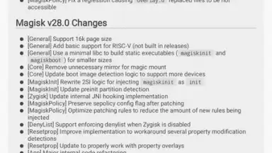 Capture d'écran de Magisk Manager 10
