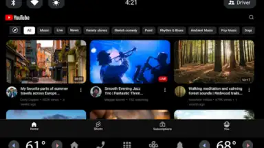 Capture d'écran de YouTube (Android Auto) 8