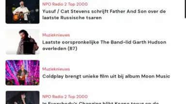 Capture d'écran de NPO Radio 2 14