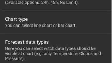Capture d'écran de Navbar Weather 4