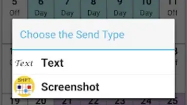Capture d'écran de Shift Schedule 1