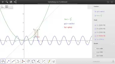 Capture d'écran de GeoGebra 1