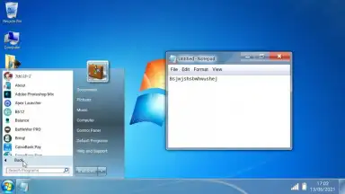 Capture d'écran de Win7 Simu 6