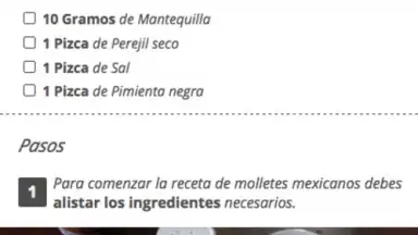 Capture d'écran de Recetas Mexicanas 6