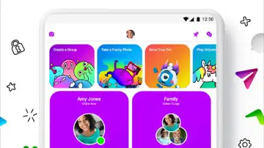 Capture d'écran de Facebook Messenger Kids 5