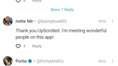 Capture d'écran de UpScrolled 2