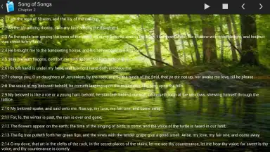 Capture d'écran de Holy Bible King James Version 1