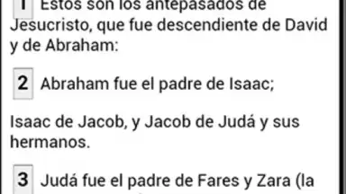 Capture d'écran de Biblia Castellano Castilian 1