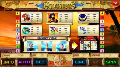 Capture d'écran de Columbus Deluxe slot 6