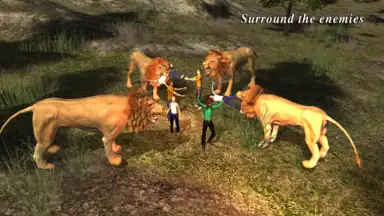 Capture d'écran de Lion 3D Attack 3