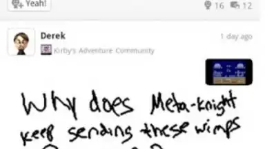 Capture d'écran de Miiverse Mobile 2