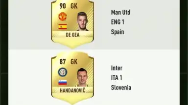 Capture d'écran de FUT 17 DRAFT 8