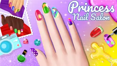 Capture d'écran de Nail Salon Game Girls Nail art 4