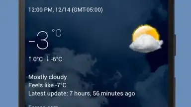 Capture d'écran de Transparent Clock Weather Cisco 8