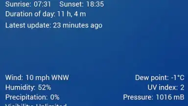 Capture d'écran de Digital Clock & World Weather 5
