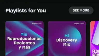 Capture d'écran de Amazon Music 1